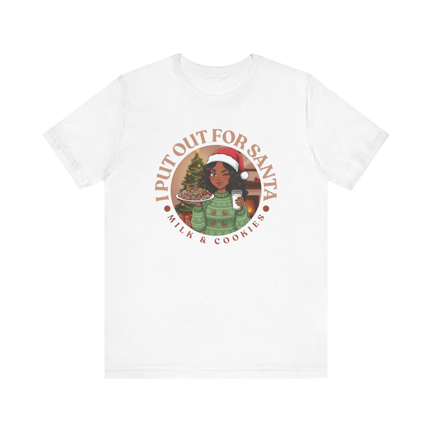I Put Out for Santa Christmas Tee V1