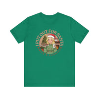Festive Holiday Tee - "I Put Out for Santa" Christmas Shirt V2