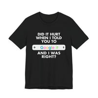 Google It Search Bar Tee
