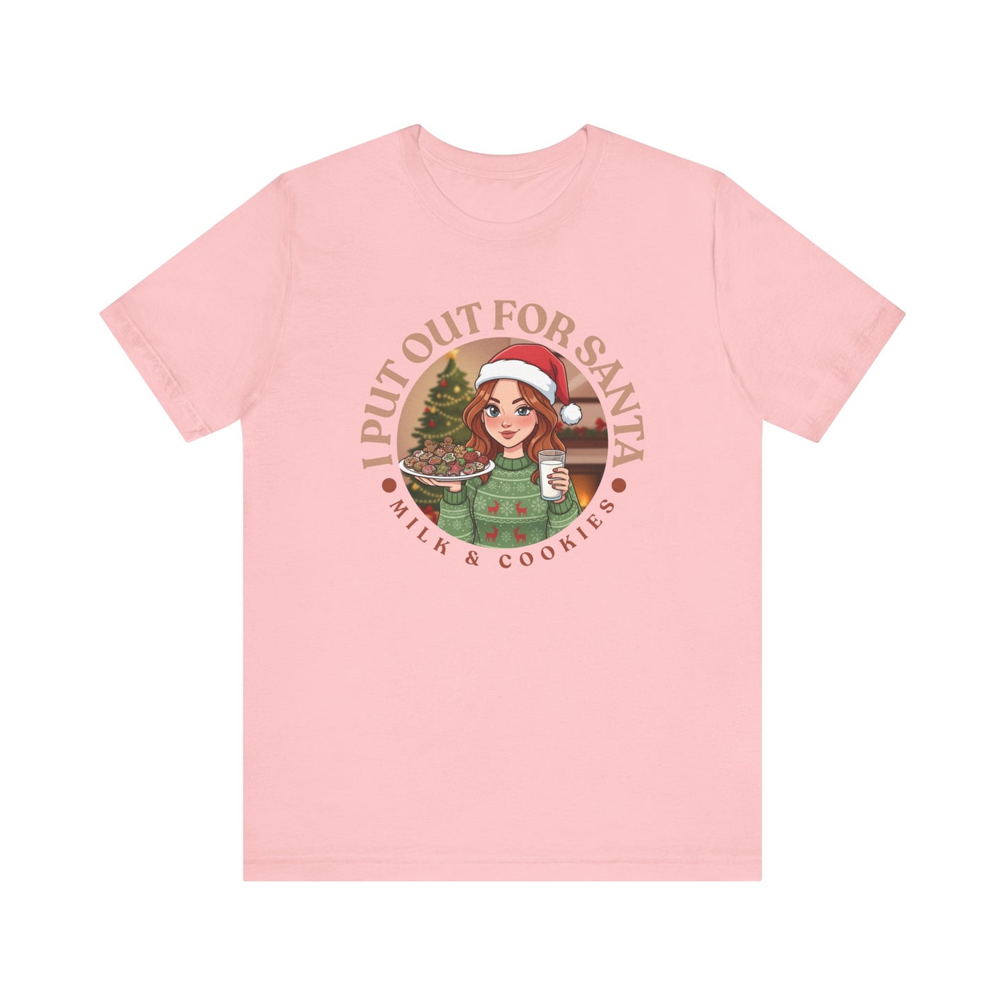 Santa's Milk & Cookies Unisex Jersey Tee v3