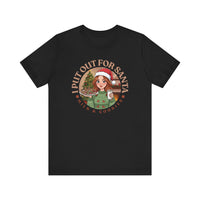 Santa's Milk & Cookies Unisex Jersey Tee v3