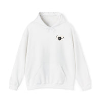 Have the Day you Deserve, Vintage Pin-Up Hoodie — Retro Woman Blowing Kiss Graphic Pullover