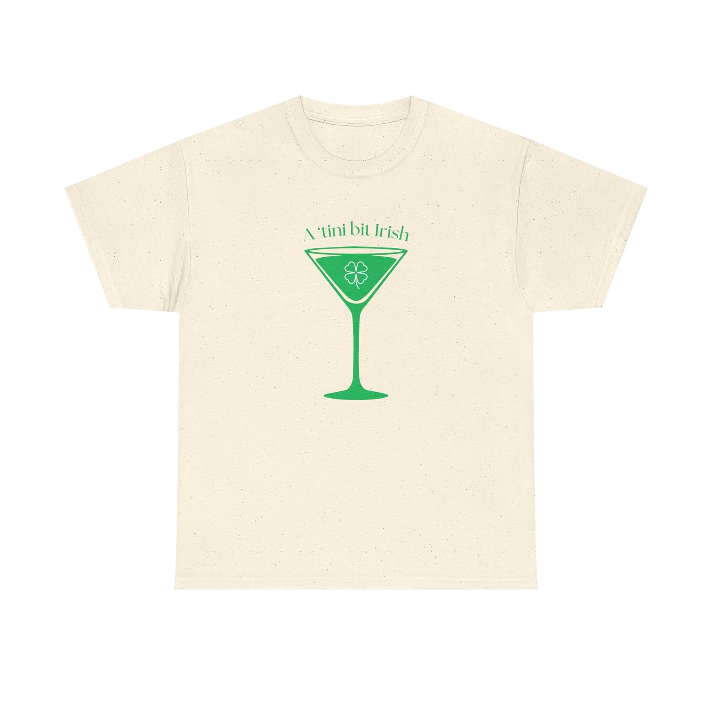St. Patrick's Day Martini Tee — Irish Green Cocktail Graphic Shirt