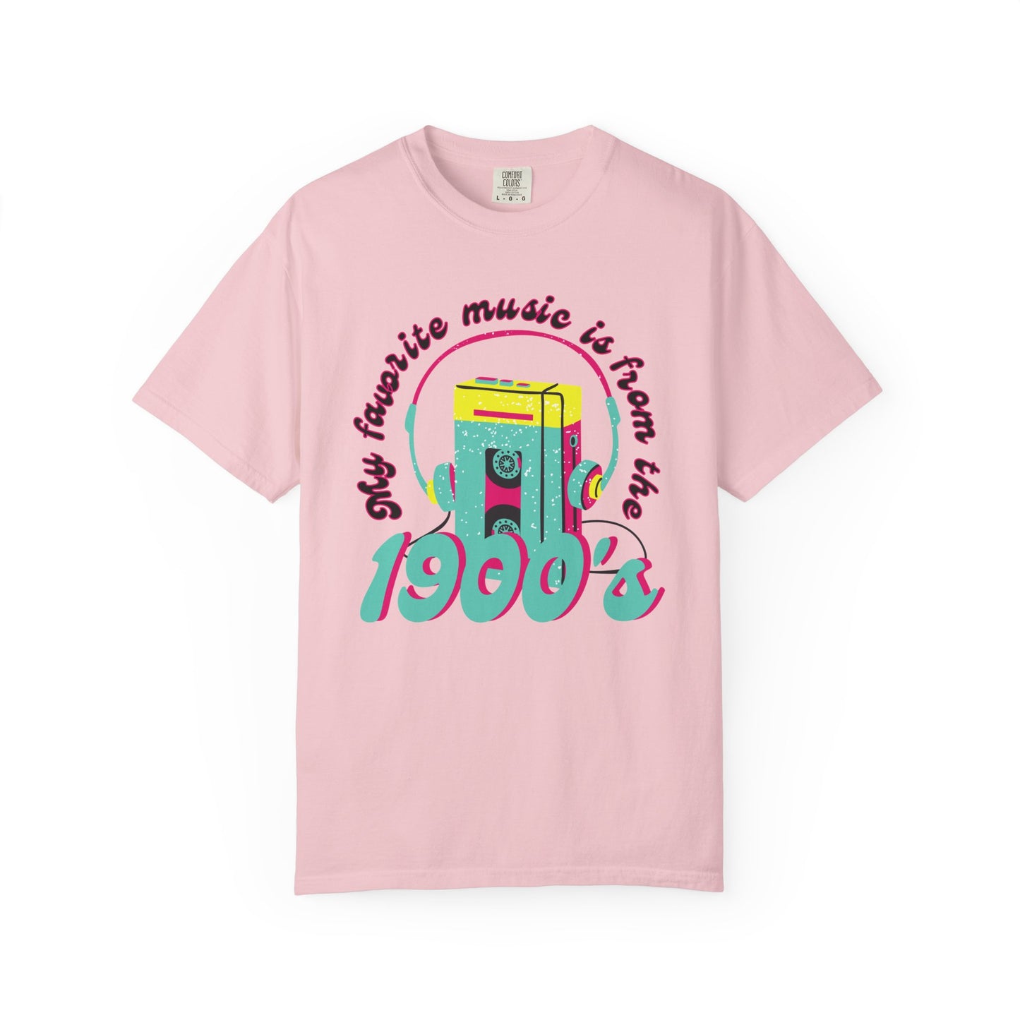 1990s Retro Cassette Tee — "My Favorite Music Is From the 1900's" Vintage Radio T-Shirt