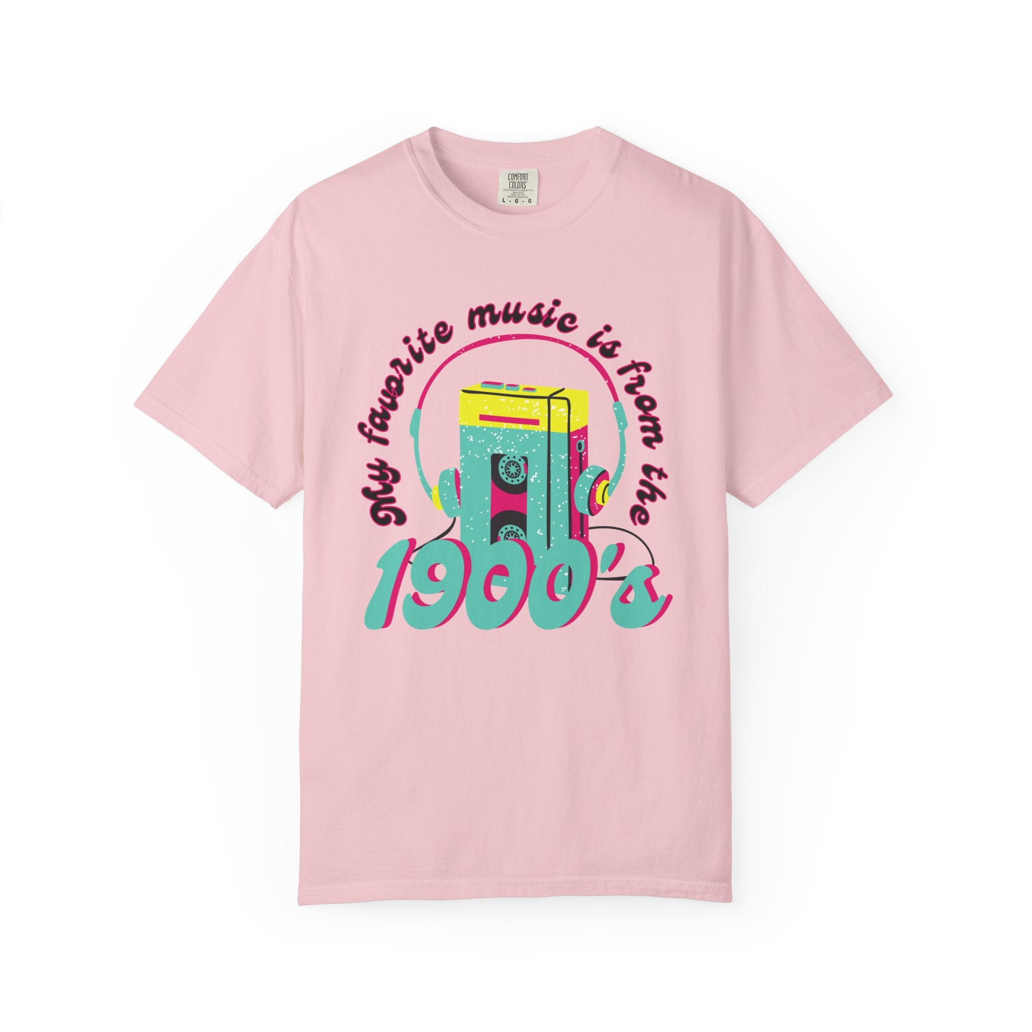 1990s Retro Cassette Tee — "My Favorite Music Is From the 1900's" Vintage Radio T-Shirt