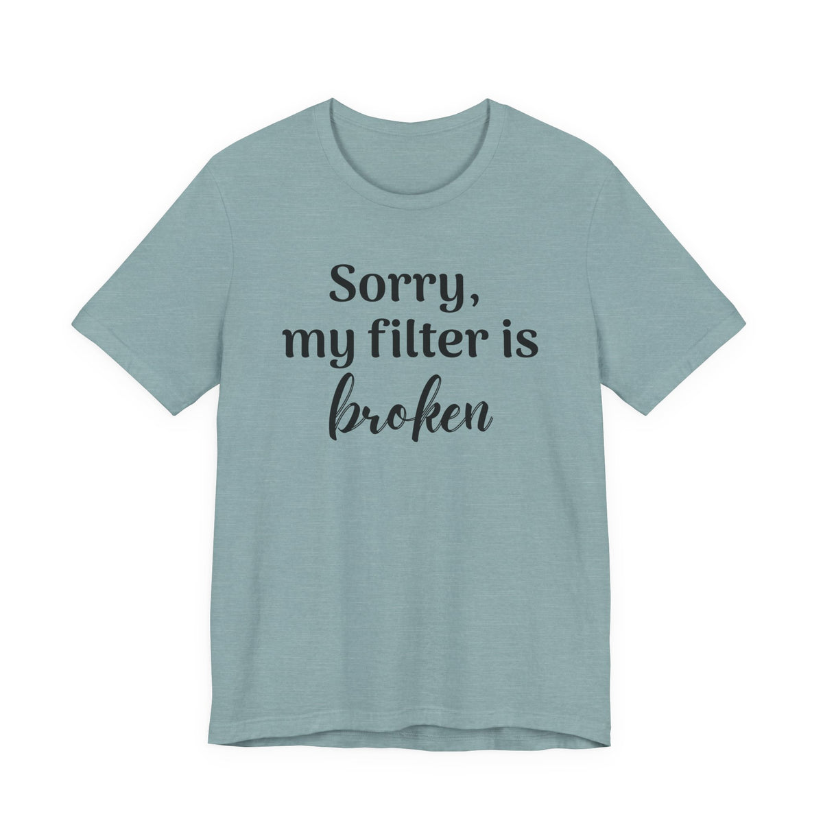 Sorry My Filter Is Broken T-Shirt