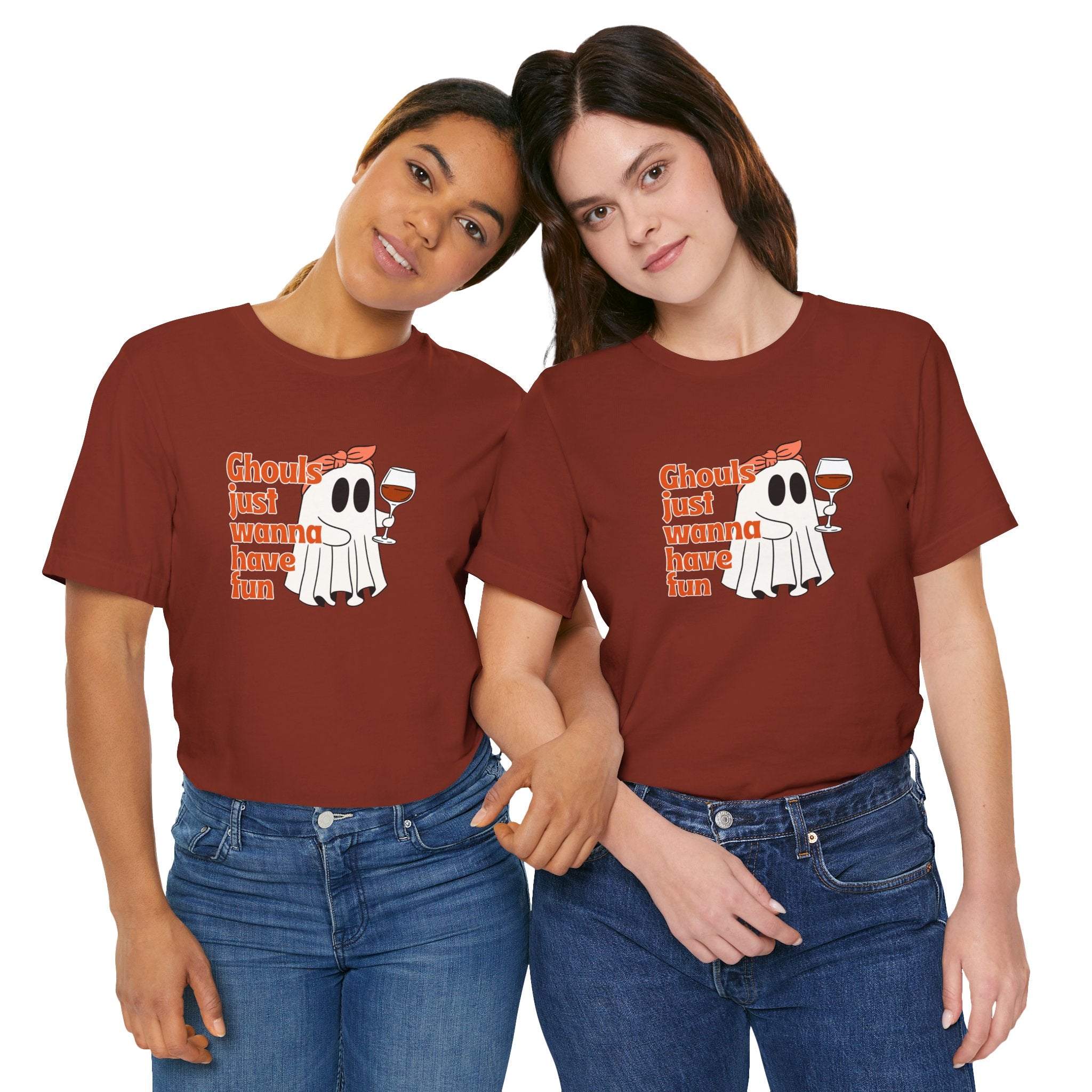 Ghouls Just Wanna Have Fun Tee, Unisex T-Shirt, Halloween Top, Party Shirt, Casual Wear, Ghost Design Tee, Fun Fall Apparel