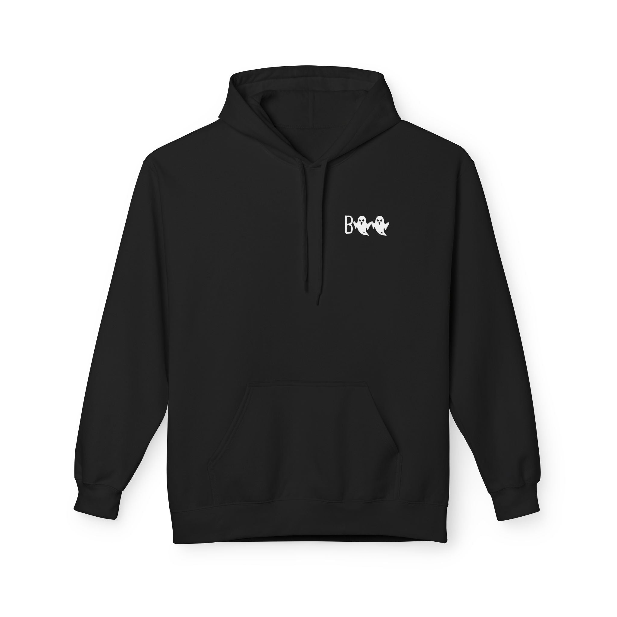 Red White and Boo Hoodie Unisex Midweight Softstyle Fleece Hoodie with Red Graphic, Cozy Sweatshirt for Fall, Gift for Him or Her, Casual Layering Top