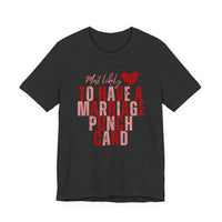 Marriage Punch Card Tee — "Most Likely to Have a Marriage Punch Card" Funny Valentine’s Day T-Shirt