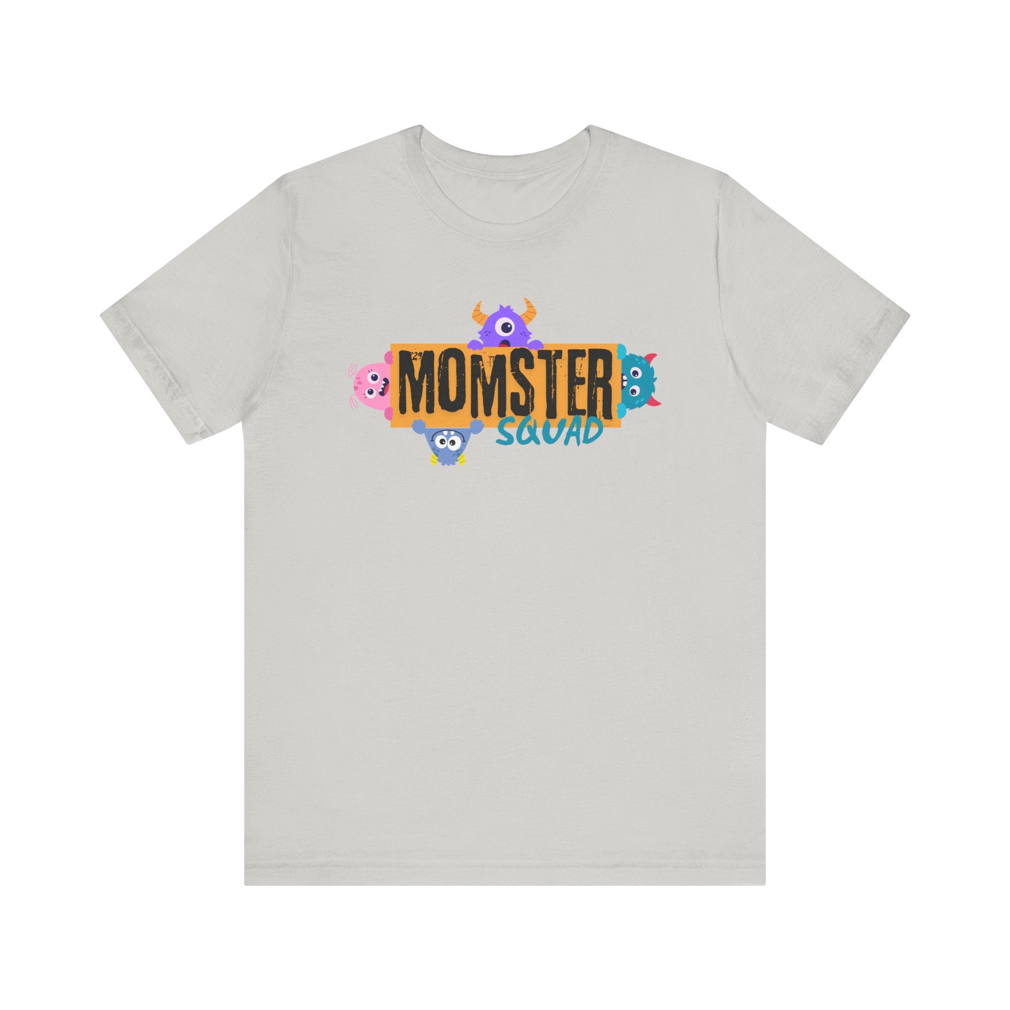 Momster Squad Tee - Fun Unisex Jersey Short Sleeve Shirt, Ultimate Mom Gift, Halloween Tee, Cute Family