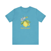 Lemon Vibes T-Shirt, Funny Tee, Gift for Friends, Summer Clothing, Citrus Lover Shirt, Don't Be Sour Tee, Quirky Humor Apparel
