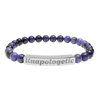 Unapologetic Natural Stone Stretch Bracelet