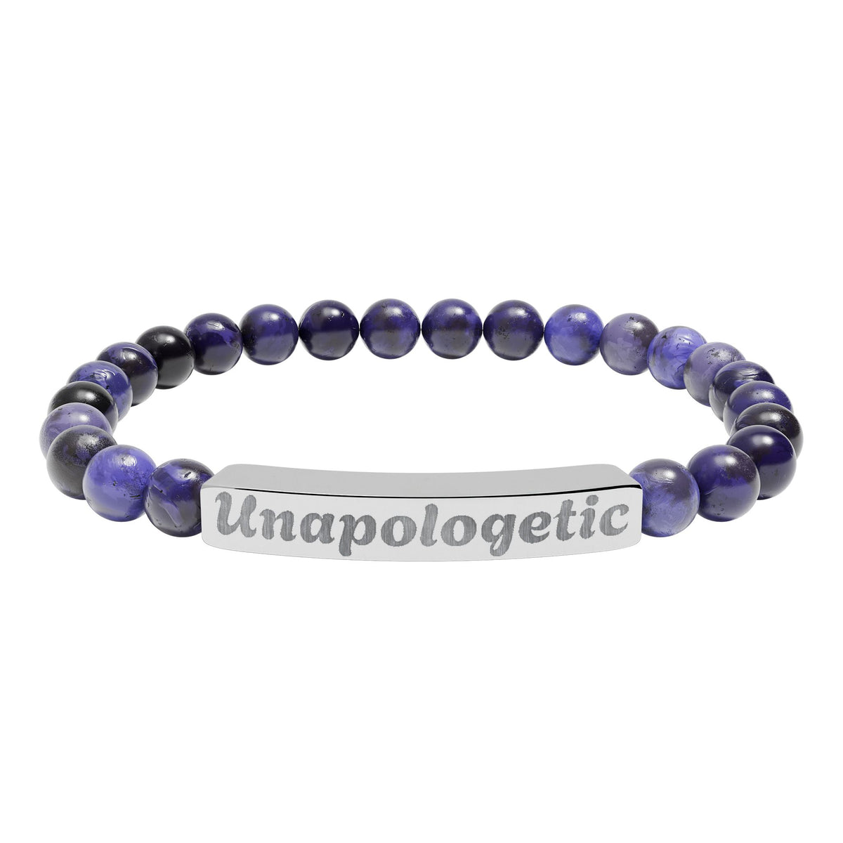 Unapologetic Natural Stone Stretch Bracelet