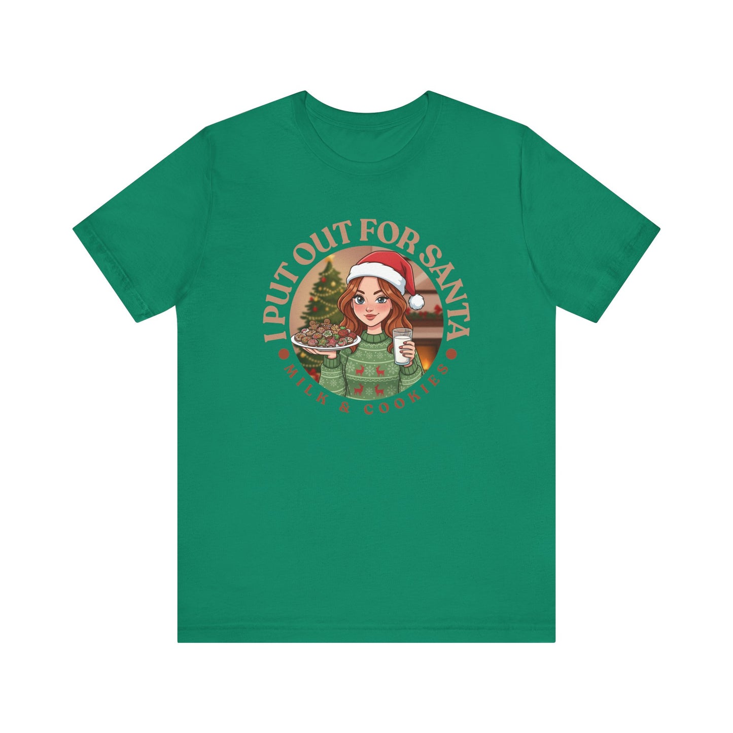 Santa's Milk & Cookies Unisex Jersey Tee v3