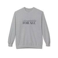 Accountability For All Crewneck Sweatshirt — Inclusive Message Crew Sweatshirt