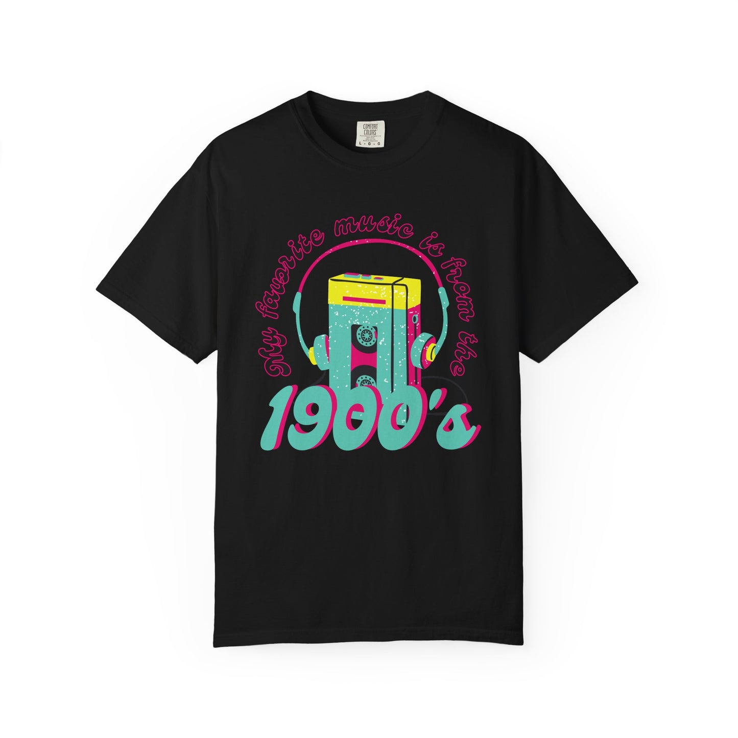 1990s Retro Cassette Tee — "My Favorite Music Is From the 1900's" Vintage Radio T-Shirt