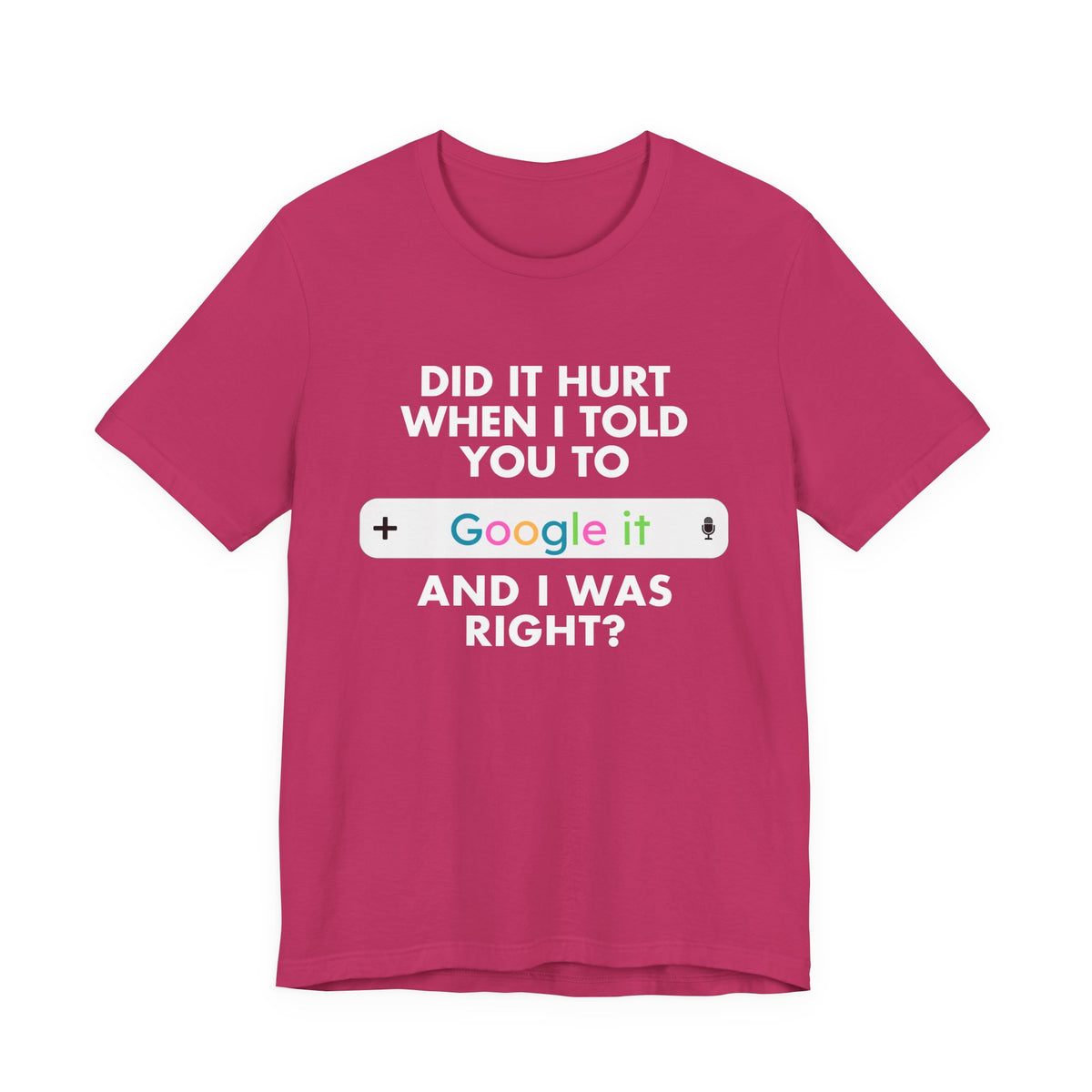 Google It Search Bar Tee