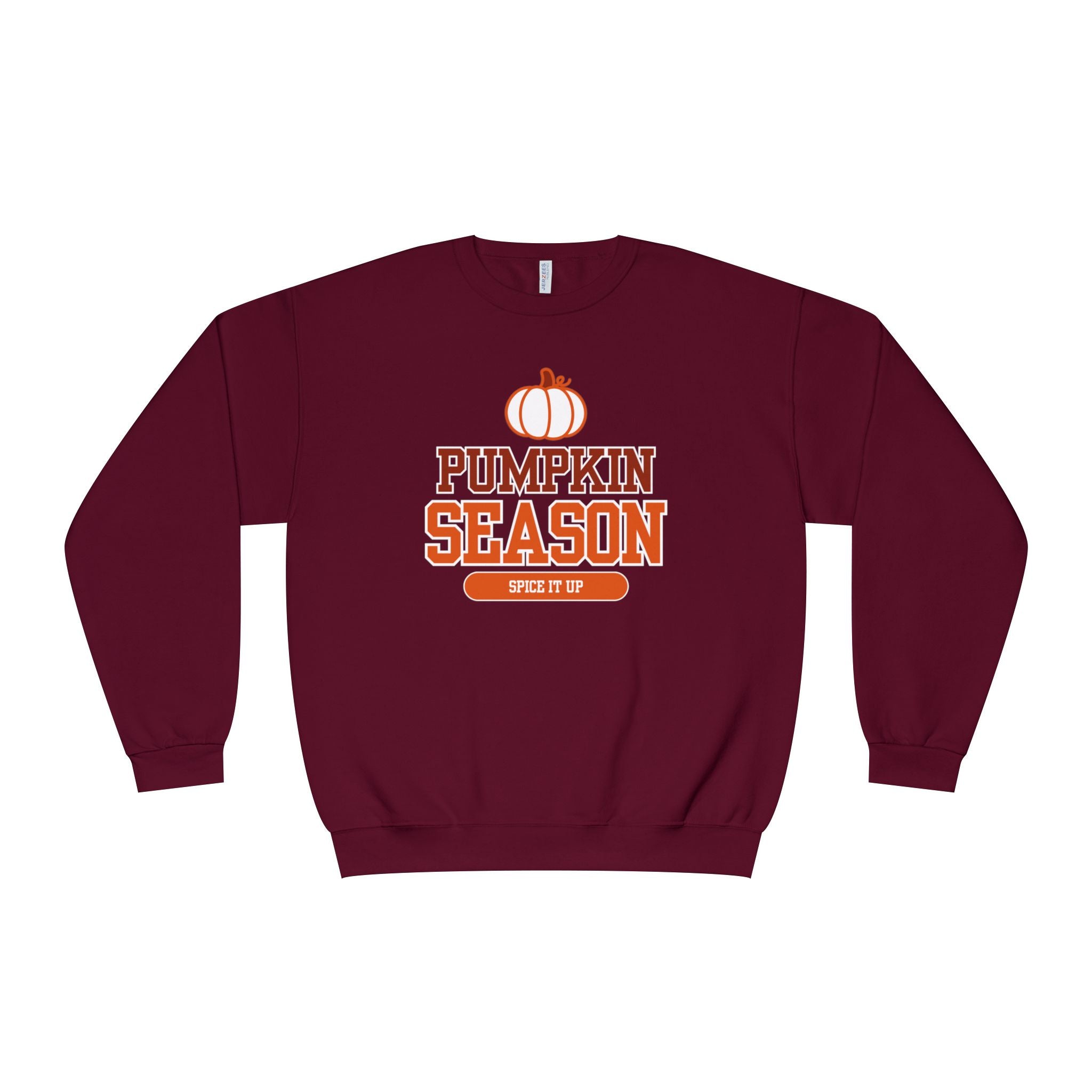 Pumpkin Season Crew Neck, Fall Sweatshirt, Halloween Apparel, Cozy Sweatshirt, Autumn Fashion, Seasonal Gift Idea