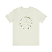 I Need Coffee to Focus Tee-Shirt, Fall Apparel, Halloween Apparel, Witchy Vibes