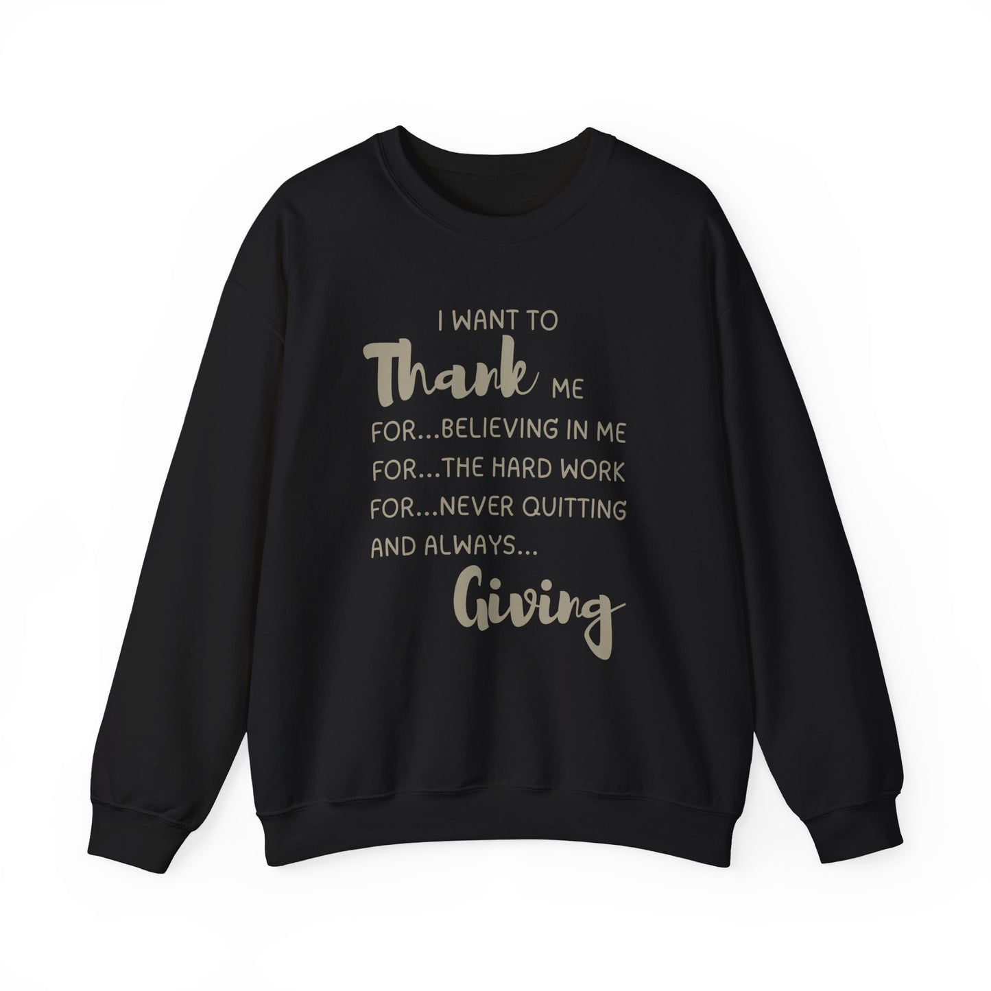 Thank Me, Thanksgiving Unisex Heavy Blend™ Crewneck Sweatshirt