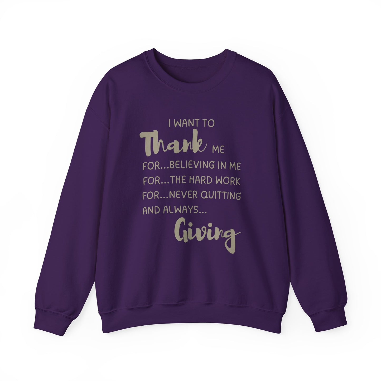 Thank Me, Thanksgiving Unisex Heavy Blend™ Crewneck Sweatshirt