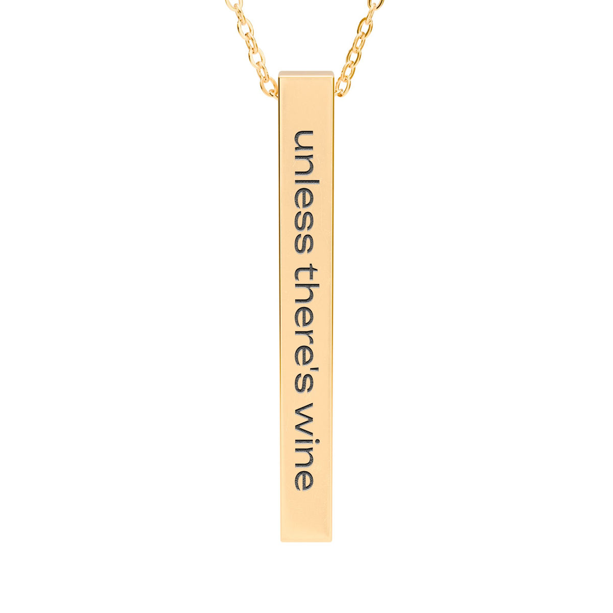 I am unstoppable - unless there's wine Pendant