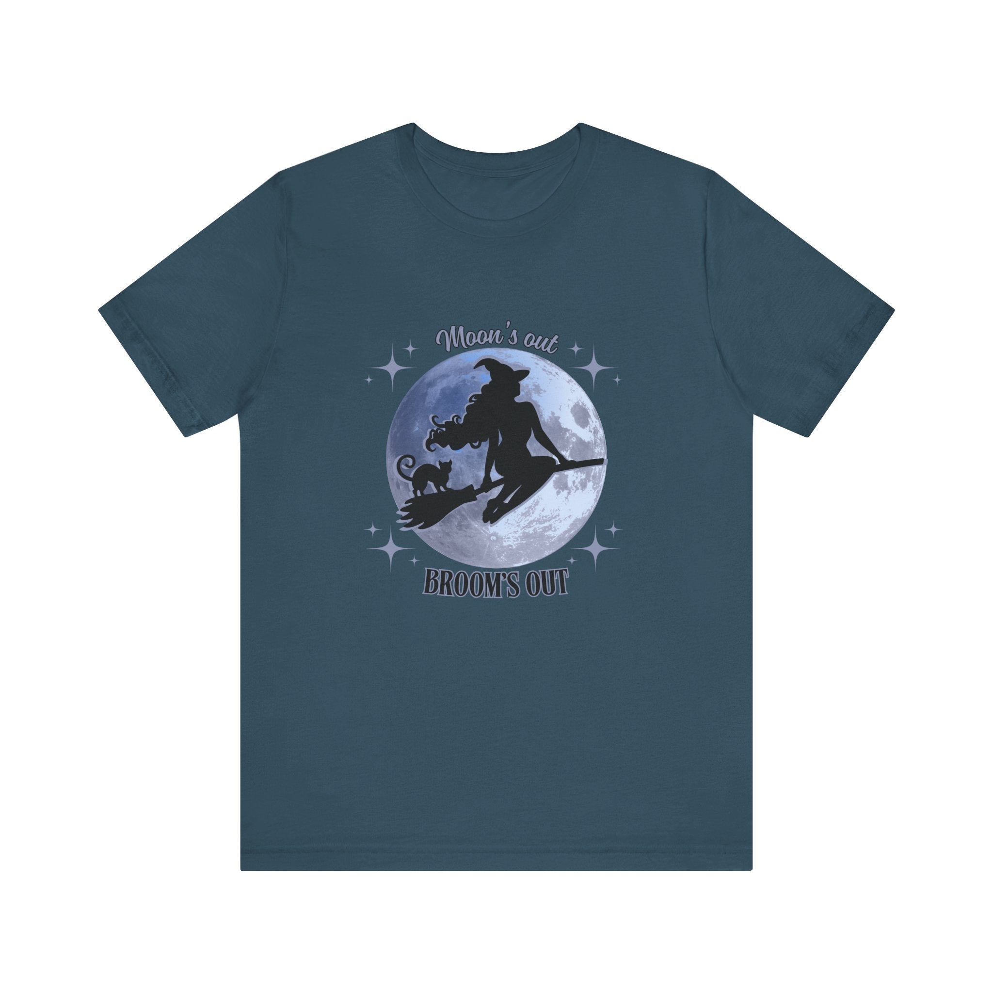 Moon's Out Broom's Out, Suns Out Guns Out, Witch Shirt, Unisex Halloween Tee