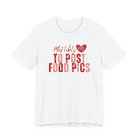 Galentine’s Brunch Tee — “Posting My Meal” Graphic T-Shirt