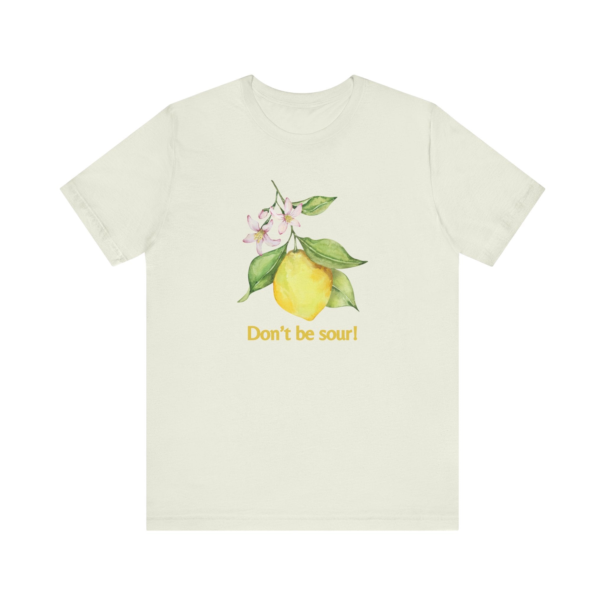 Lemon Vibes T-Shirt, Funny Tee, Gift for Friends, Summer Clothing, Citrus Lover Shirt, Don't Be Sour Tee, Quirky Humor Apparel
