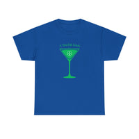 St. Patrick's Day Martini Tee — Irish Green Cocktail Graphic Shirt