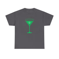St. Patrick's Day Martini Tee — Irish Green Cocktail Graphic Shirt
