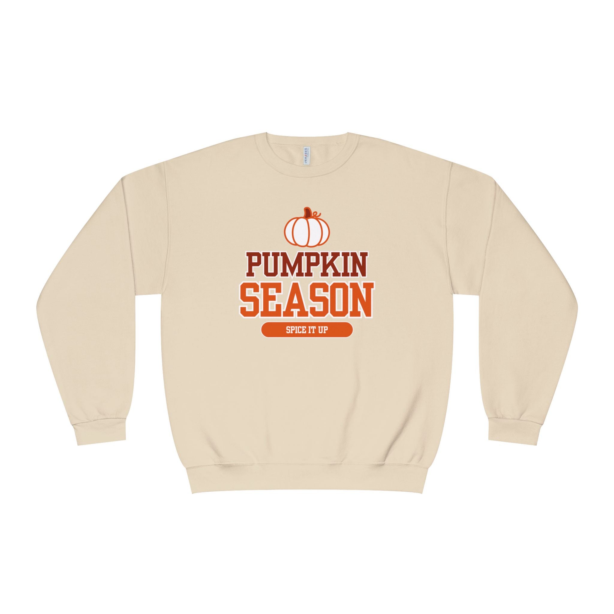 Pumpkin Season Crew Neck, Fall Sweatshirt, Halloween Apparel, Cozy Sweatshirt, Autumn Fashion, Seasonal Gift Idea