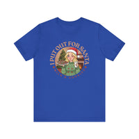 Festive Holiday Tee - "I Put Out for Santa" Christmas Shirt V2