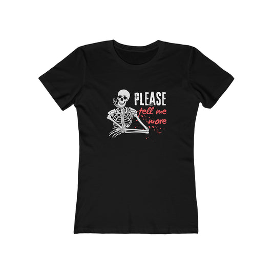 Skeleton Graphic Tee, Casual Women’s Shirt, Halloween T-Shirt, Fun Fall Apparel, Everyday Comfort
