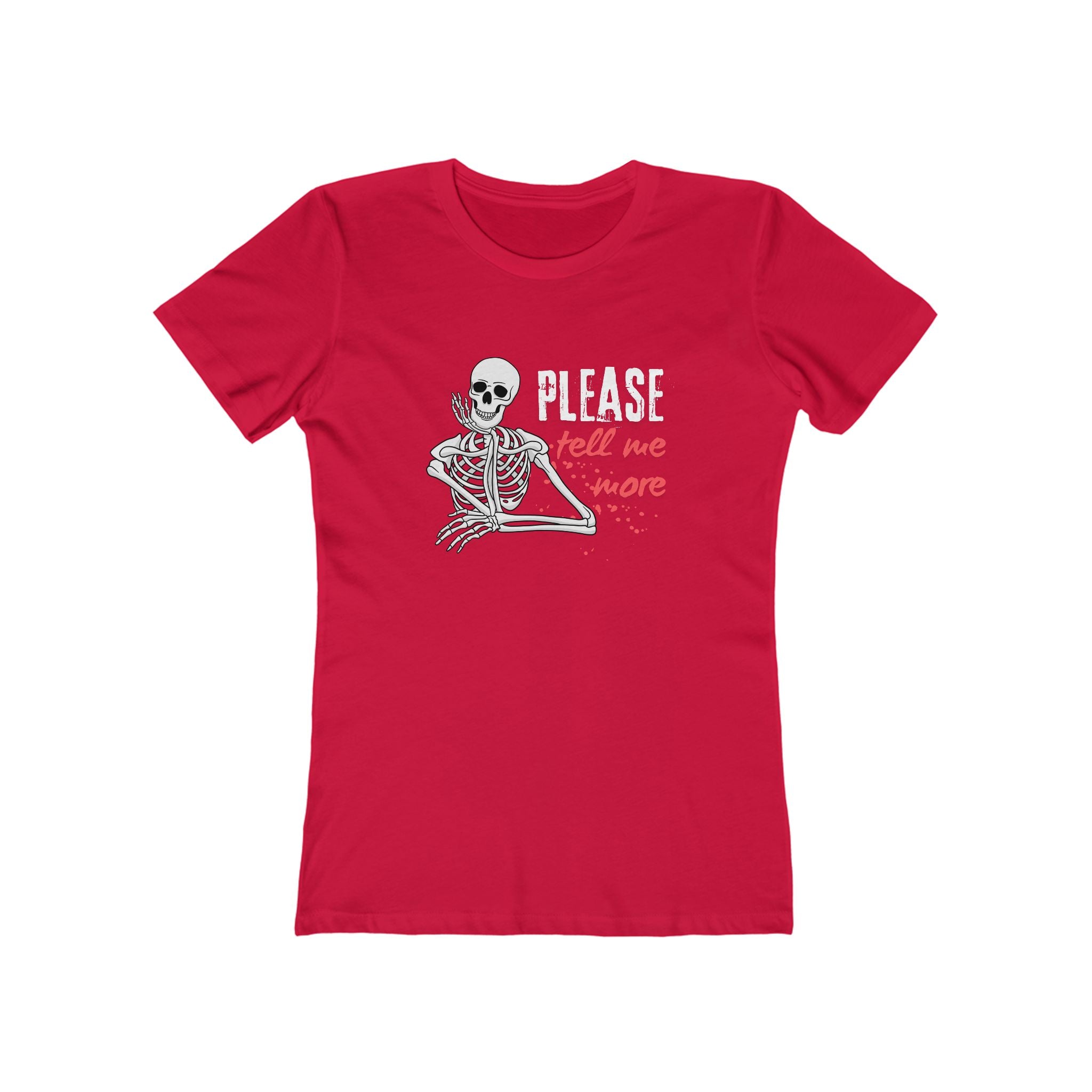 Skeleton Graphic Tee, Casual Women’s Shirt, Halloween T-Shirt, Fun Fall Apparel, Everyday Comfort