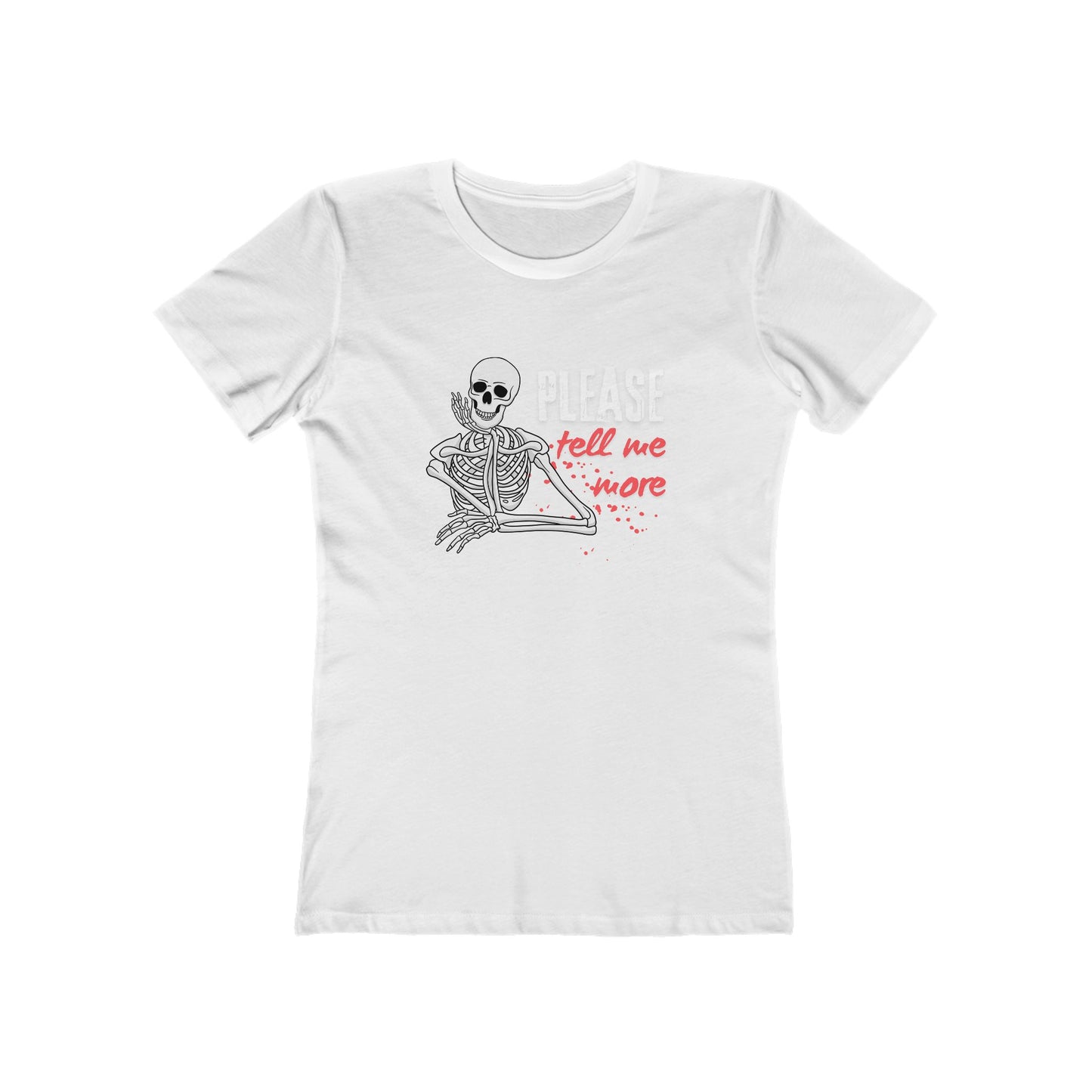 Skeleton Graphic Tee, Casual Women’s Shirt, Halloween T-Shirt, Fun Fall Apparel, Everyday Comfort