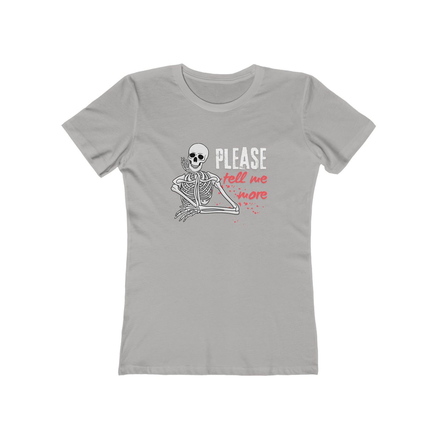 Skeleton Graphic Tee, Casual Women’s Shirt, Halloween T-Shirt, Fun Fall Apparel, Everyday Comfort
