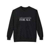 Accountability For All Crewneck Sweatshirt — Inclusive Message Crew Sweatshirt