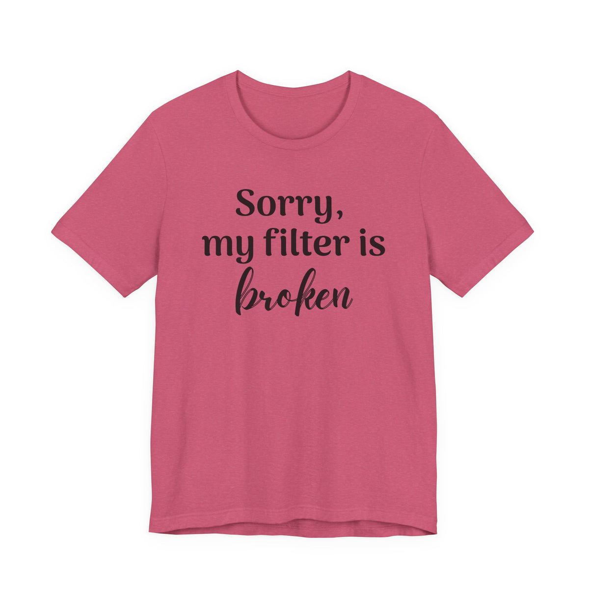 Sorry My Filter Is Broken T-Shirt