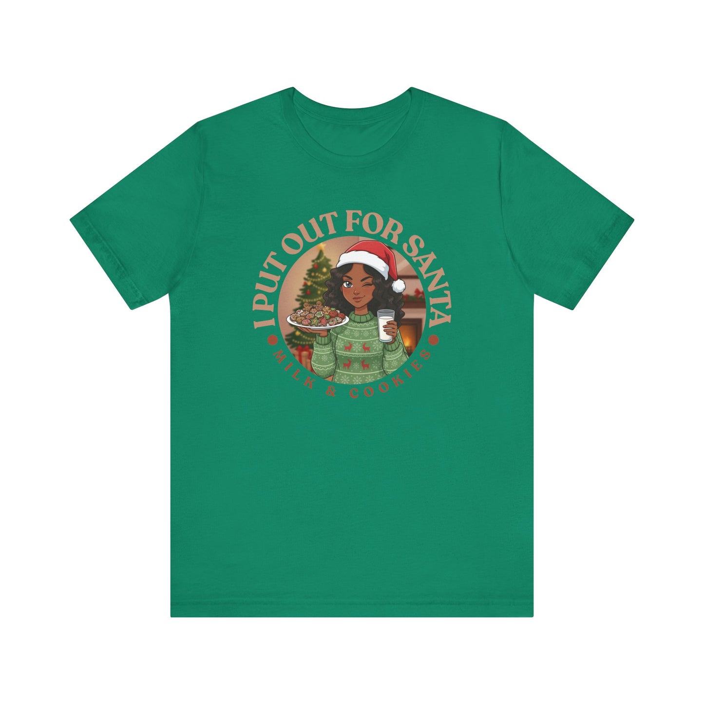 I Put Out for Santa Christmas Tee V1