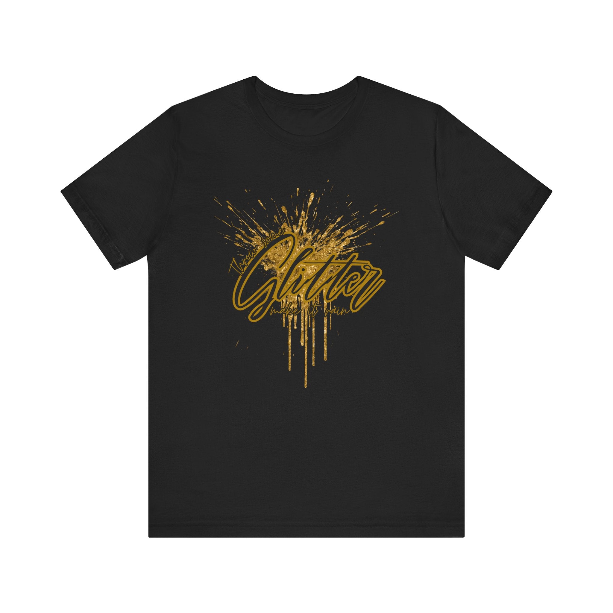 Throw some glitter Unisex Jersey Tee | Trendy Apparel, Casual Wear, Concert Tee, Festival Top