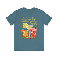 Making Spirits Bright Cocktail T-Shirt funny Christmas Shirt Women