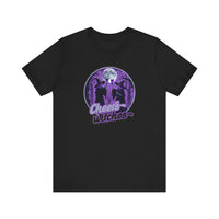 Cheers Witches Short Sleeve Tee - Spooky Vibes, Halloween Shirt, Unisex Graphic Tee, Witchy Apparel, Gift for Witches, Casual Witchwear