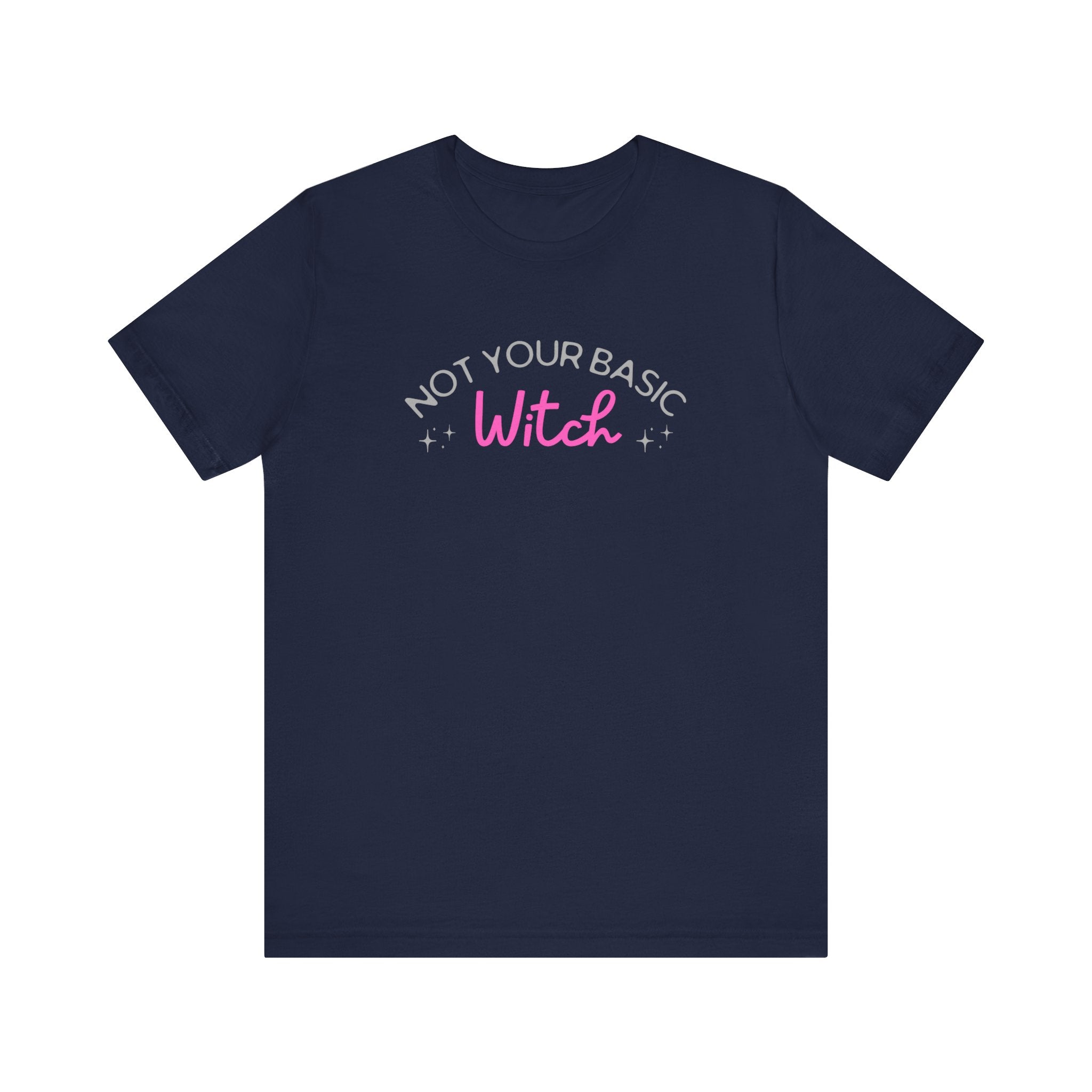 Not Your Basic Witch Tee, Funny Witch Shirt, Unisex Halloween T-Shirt, Gift for Witchy Friends, Spooky Season Apparel, Casual Everyday Wear
