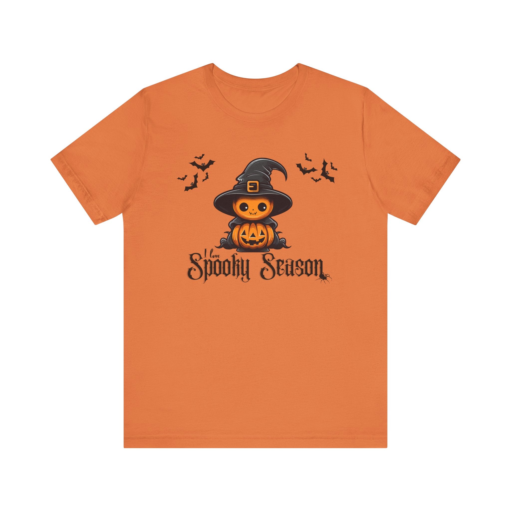 I love Spooky Season Tee, Unisex T-Shirt for Halloween, Fall Festival Shirt, Ghosts & Ghouls Merchandise, Pumpkin Apparel
