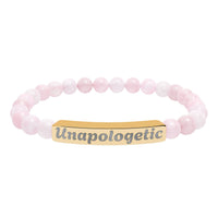 Unapologetic Natural Stone Stretch Bracelet