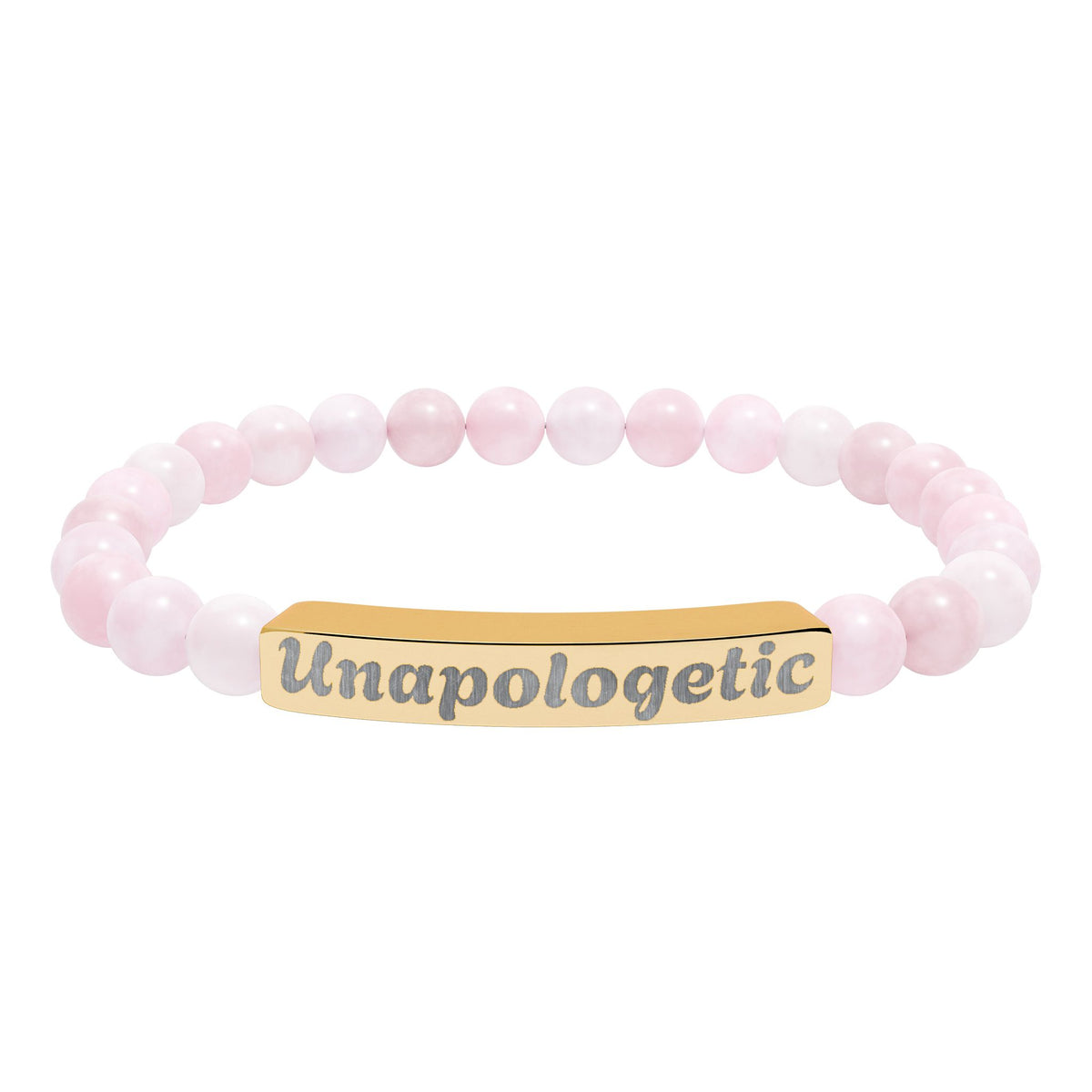 Unapologetic Natural Stone Stretch Bracelet