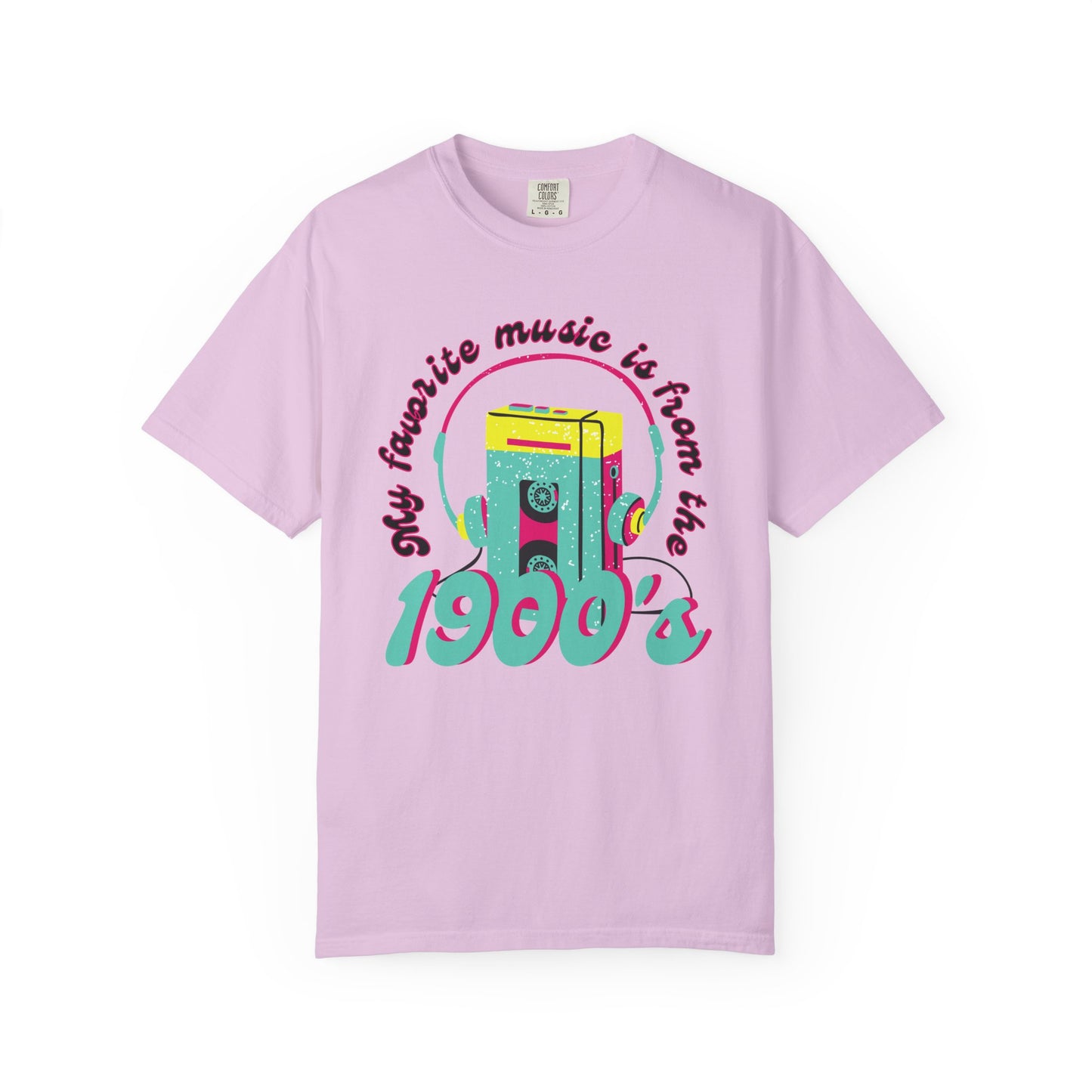 1990s Retro Cassette Tee — "My Favorite Music Is From the 1900's" Vintage Radio T-Shirt