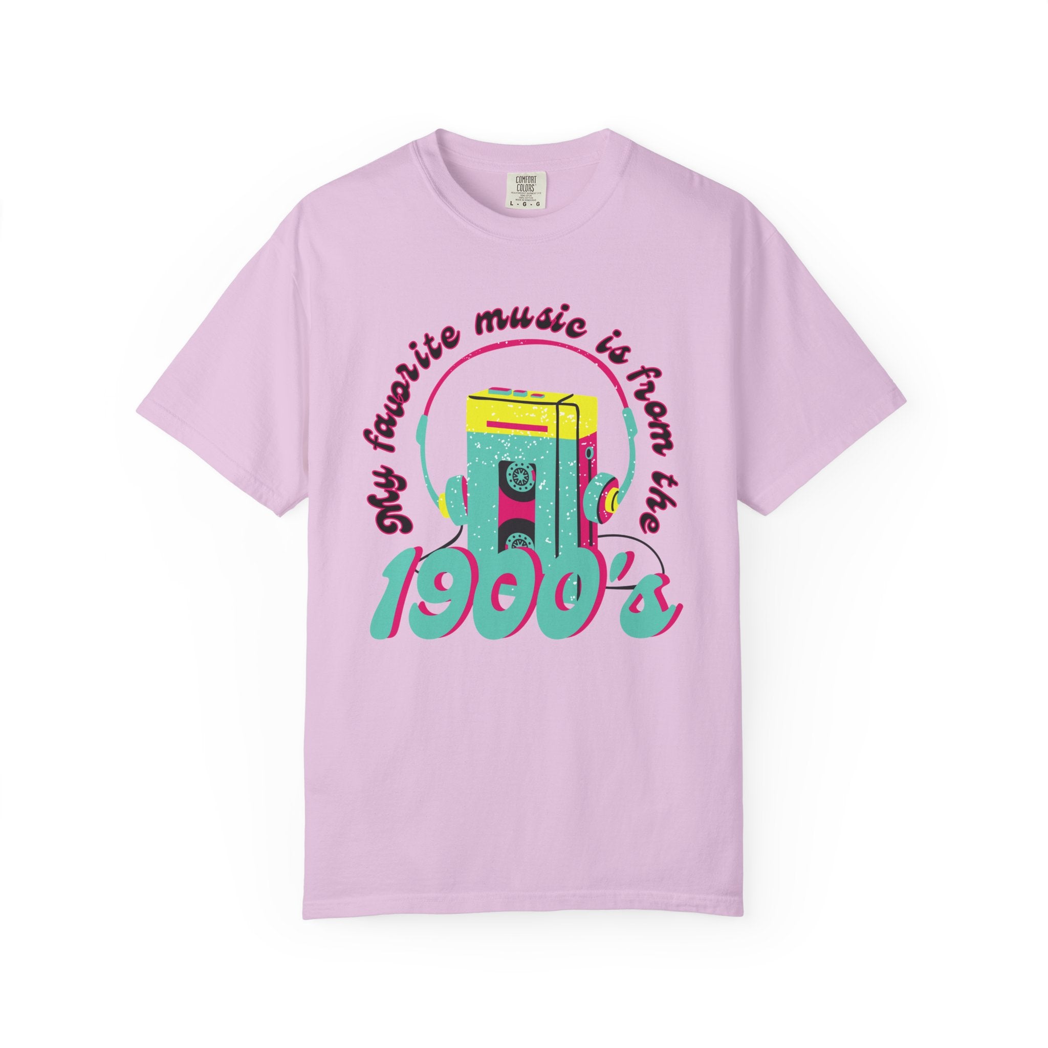1990s Retro Cassette Tee — "My Favorite Music Is From the 1900's" Vintage Radio T-Shirt