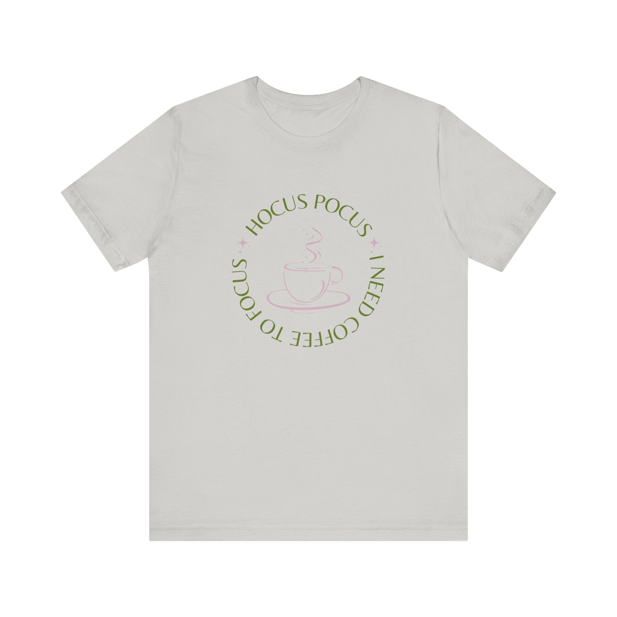 I Need Coffee to Focus Tee-Shirt, Fall Apparel, Halloween Apparel, Witchy Vibes